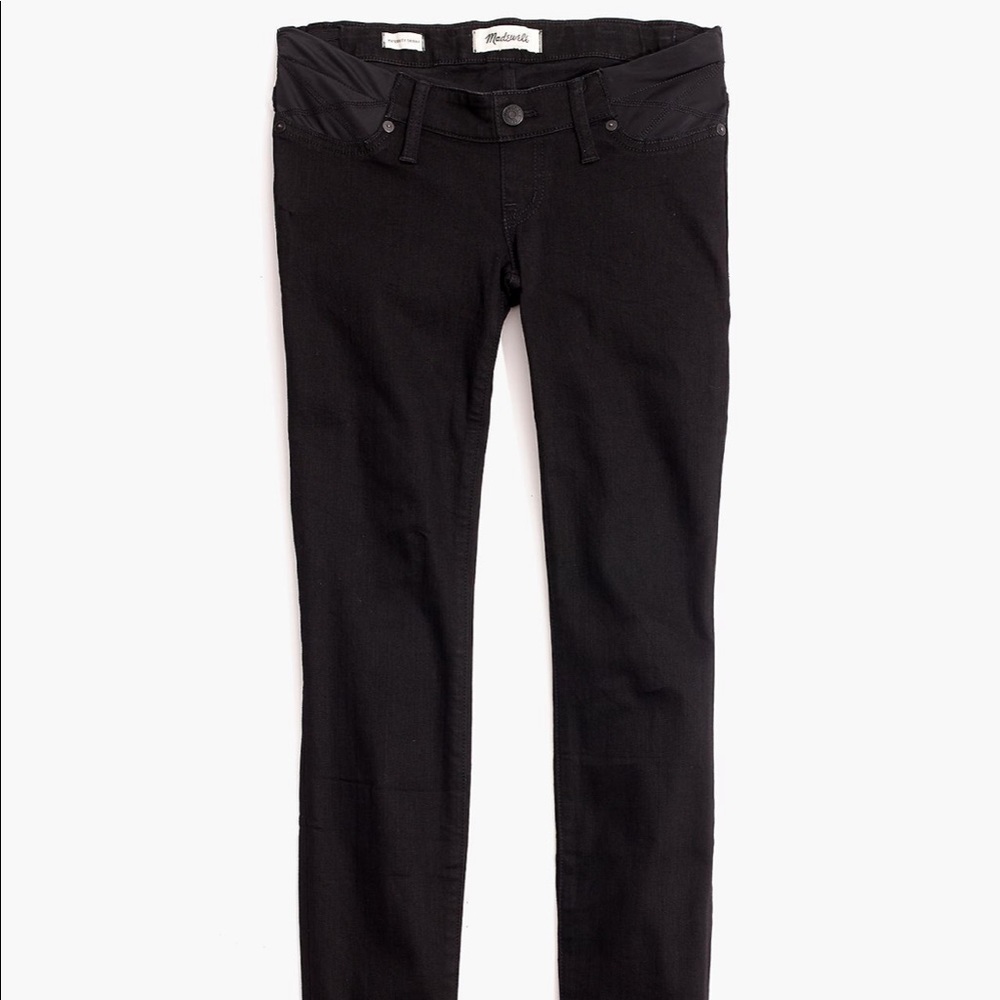 Madewell black maternity side panel denim🖤